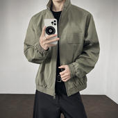 痞帅高街可拆卸连帽立领开衫 妈个鸡妈MGJM工装 美式 夹克外套男女潮