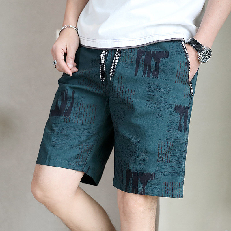 高端潮牌休闲短裤男士夏季2026年新款潮流五分裤男款外穿沙滩裤子