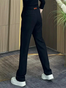 秋冬2025新款 男式 百搭男式 宽松裤 高端垂边直筒裤 风格 休闲裤