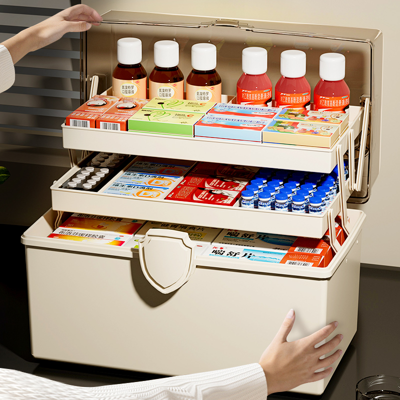 大容量医药箱家用分类多层家庭装