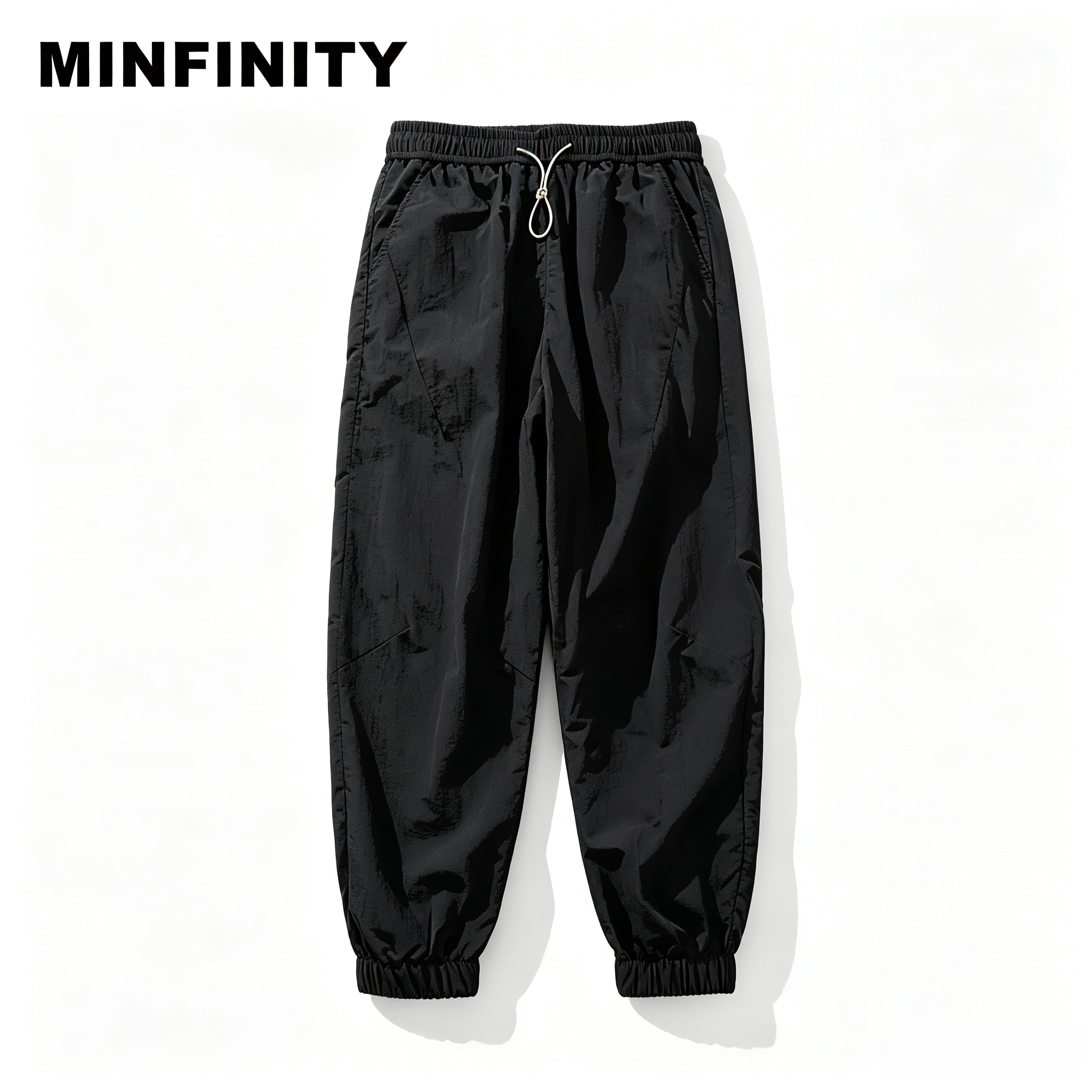 Minfinity 潮牌高街机能宽松防水速干束脚裤新款时尚休闲裤男女款