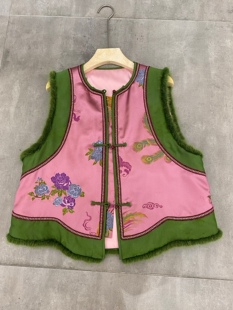 私信询价 香云纱新中式老缎宋锦蜀锦桑蚕丝上衣长袖外套马甲1214