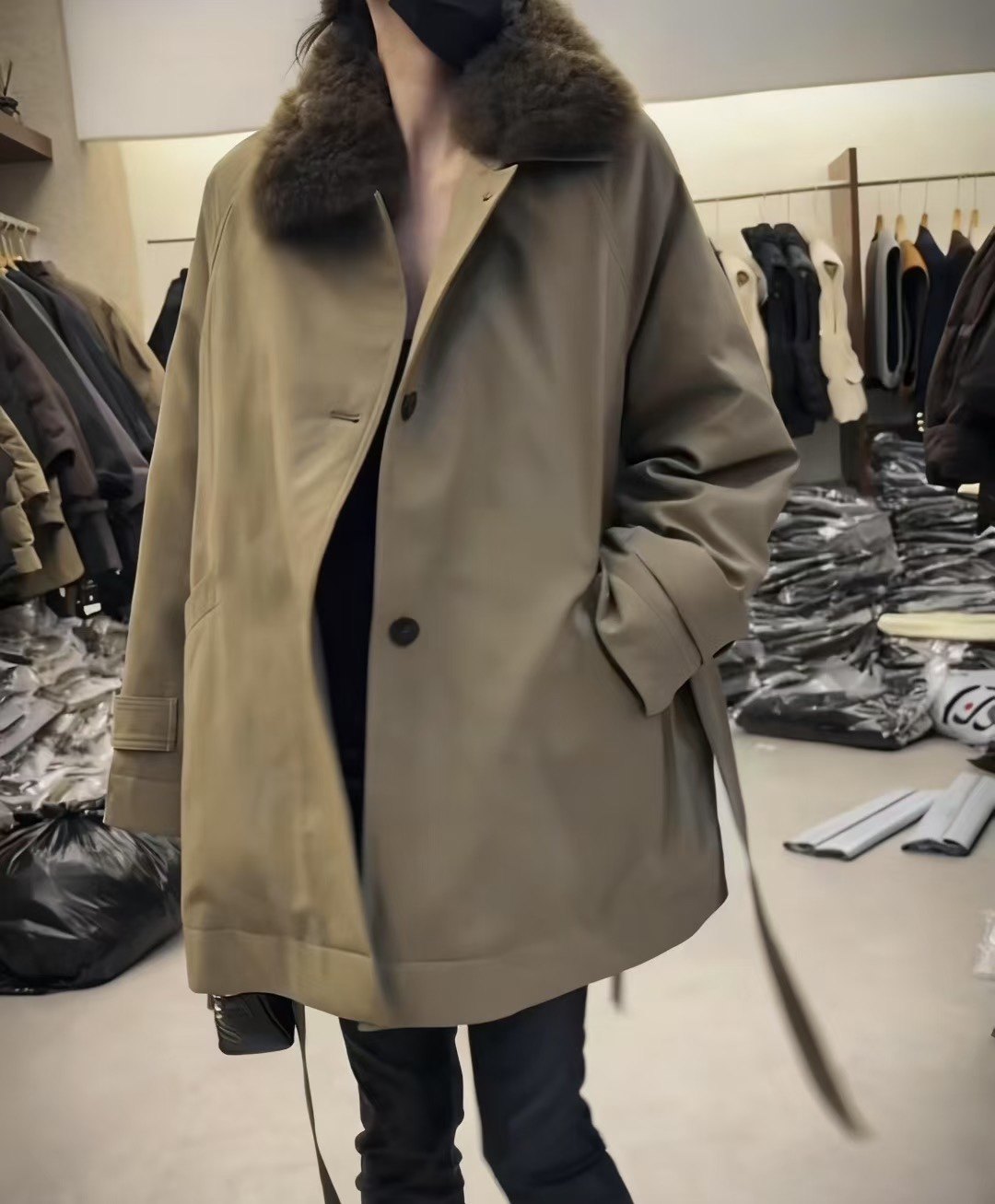 私信询价 秋冬新款设计师款羊绒羊毛呢子大衣长款中长款外套1117