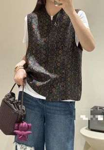 私信询价欧货设计师品牌2025年夏季 小众设计感马甲 新中式