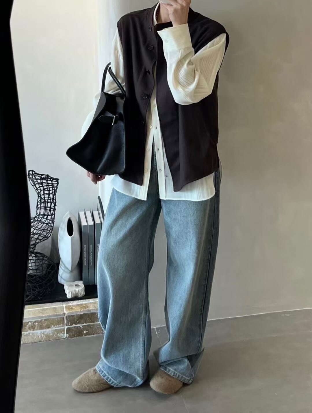 私信询价 秋季新款小众设计感毛衣羊绒上衣外套皮衣半裙长裤0920