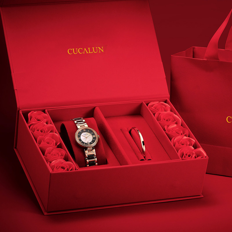 陶瓷手表女款正品女名牌女式手表黑色2020年新款防水简约气质小巧