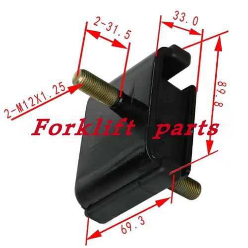 TOYOTA丰田叉车配件2Z/5K/1FZ发动机机脚垫减震垫12361-23320-71