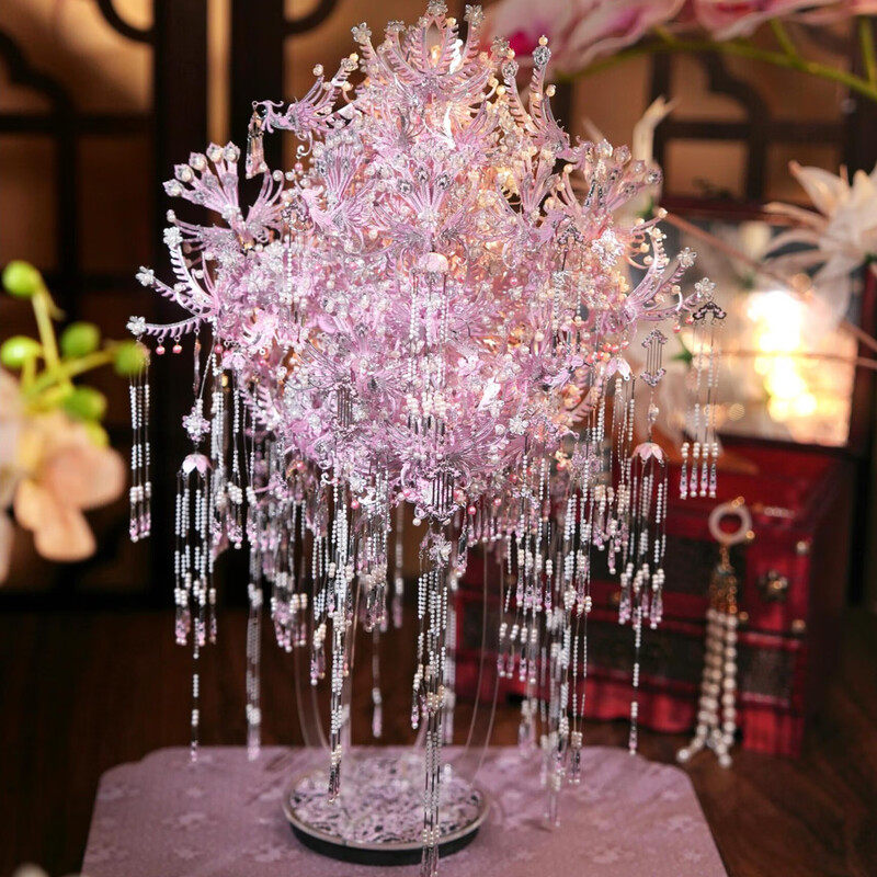 【成品免拼】拼酷粉黛二十二凤冠3D立体金属拼图结婚送闺蜜礼物