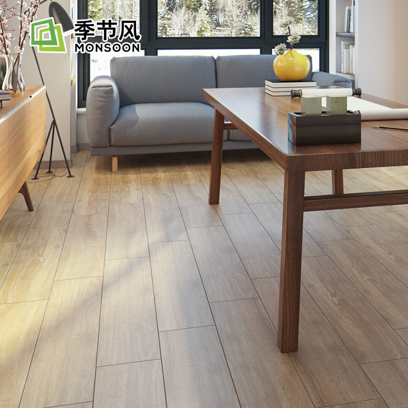 北欧仿实木纹砖柚木卧室仿古砖地板砖卫生间全瓷防滑地砖200x900