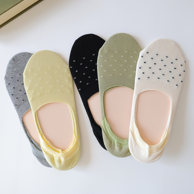夏季薄款隐形船袜女防滑不掉跟