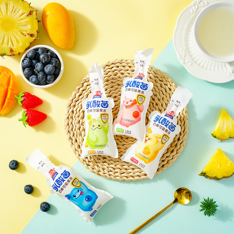 亲亲乳酸菌奶棒果冻100g*1支吸吸克菲尔乳酸菌饮料果冻零食解馋