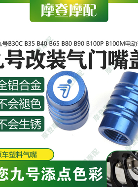 适用九号B30C B35 B40 B65 B80 B90 B100P B100M改装气门嘴盖螺丝