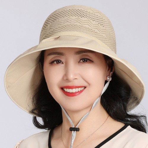 渔夫帽优雅女夏季遮阳帽