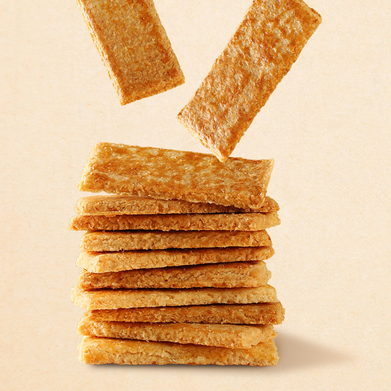 五稻香中式点心南国椰蓉片休闲零食椰子酥条酥脆饼干糕点150G