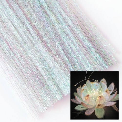 圣诞节手工DIY加密扭扭棒金葱毛条毛根幼儿园玩具儿童制作材料