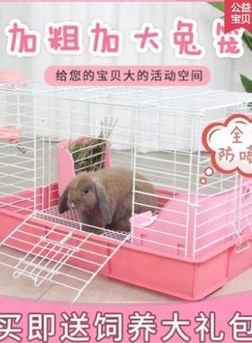 兔笼包邮多省兔兔笼子豚鼠笼松鼠刺猬笼宠物笼兔窝大号特大号兔笼