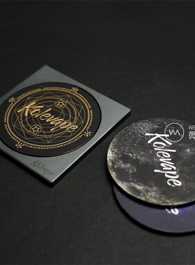 库乐普KOLEVAPE 杯垫铝合金 CNC切割底座中纤板软木杯 垫高颜值