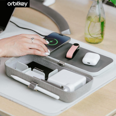Orbitkey NestV2随身电子物品收纳盒无线充电底座便携整理包