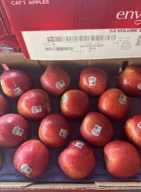 美国爱妃苹果 约4~6斤散装新鲜进口envy3616不氧化甜脆红苹果水果