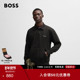 100%棉 POLO领卫衣 BOSS博斯 男士 棉质Polo领卫衣