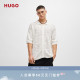 2024夏季 BOSS雨果博斯男士 新款 HUGO 开衫 钩针编织棉质宽松短袖