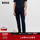 版 型柔软深蓝色牛仔裤 男士 修身 情人节礼物 BOSS博斯