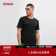 饰棉质圆领短袖 T恤 男三件装 徽标装 100%棉 HUGO雨果