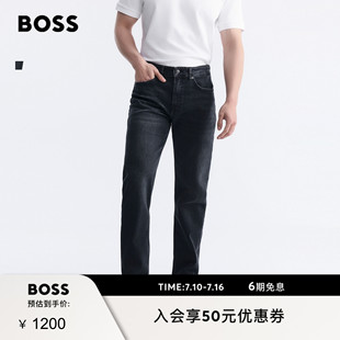 【常规版型】BOSS博斯 男士26年春季薄款常规版型牛仔裤