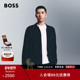 混合面料宽松版 型夹克 男士 冬款 运动风夹克 BOSS博斯