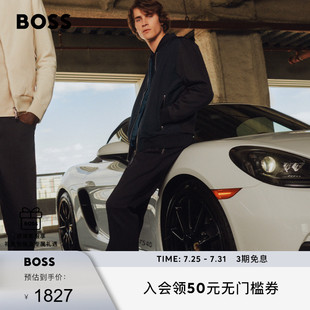 弹力棉质混合材质卫裤 保时捷系列 BOSS博斯 男士