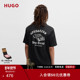 印花棉质针织T恤 男士 100%棉 HUGO雨果