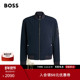 飞行员夹克 BOSS博斯 男士 立领设计常规版 飞行员夹克棉服外套