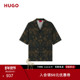 男士 秋款 印花棉质府绸宽松版 HUGO雨果 型衬衫