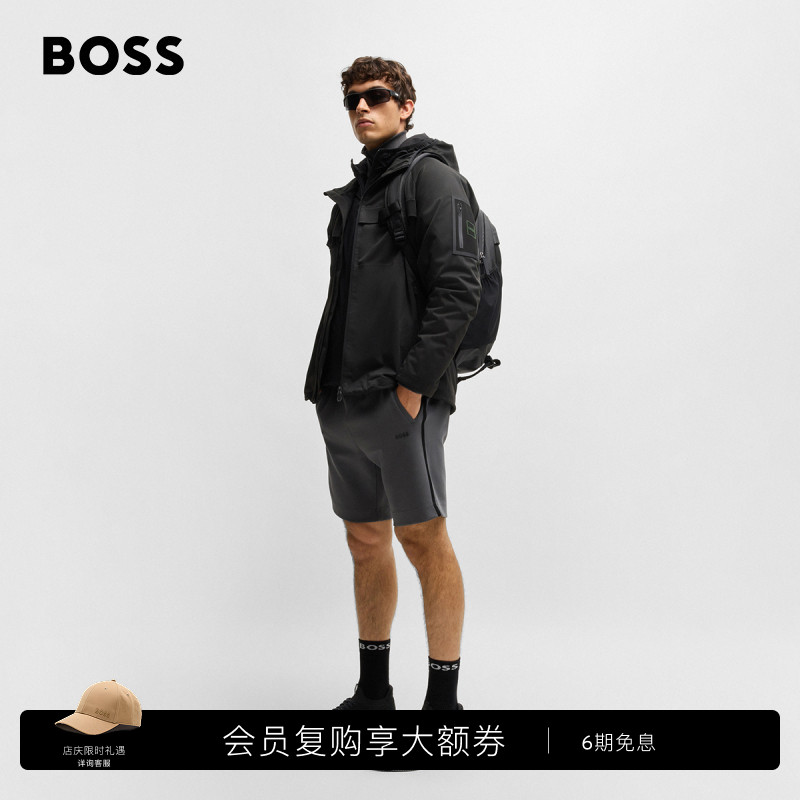 【礼物】BOSS博斯 男士经典款针织鞋面运动鞋图片