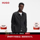 衬衫 26年春季 外套 HUGO雨果 男士 新款 棉质混纺宽松版