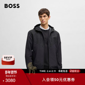 休闲通勤 BOSS博斯 男士 细条纹细节设计常规版 型夹克