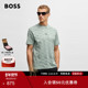 宽松版 BOSS博斯 男士 型棉质T恤