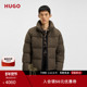 冬款 HUGO雨果 男士 绞花针织结构夹克棉衣