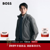 新款 可收纳连帽拉链夹克 男士 26年春季 夹克外套 BOSS博斯