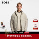 BOSS博斯 拉链徽标口袋复合面料夹克 新款 男士 26年春季