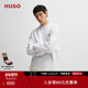 男士 笑脸徽标棉质卫衣 卫衣无帽 HUGO雨果 情人节礼物 100%棉