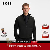 情人节礼物 26年春新款 吸湿排汗 BOSS博斯 男士 针织衣袖 夹克