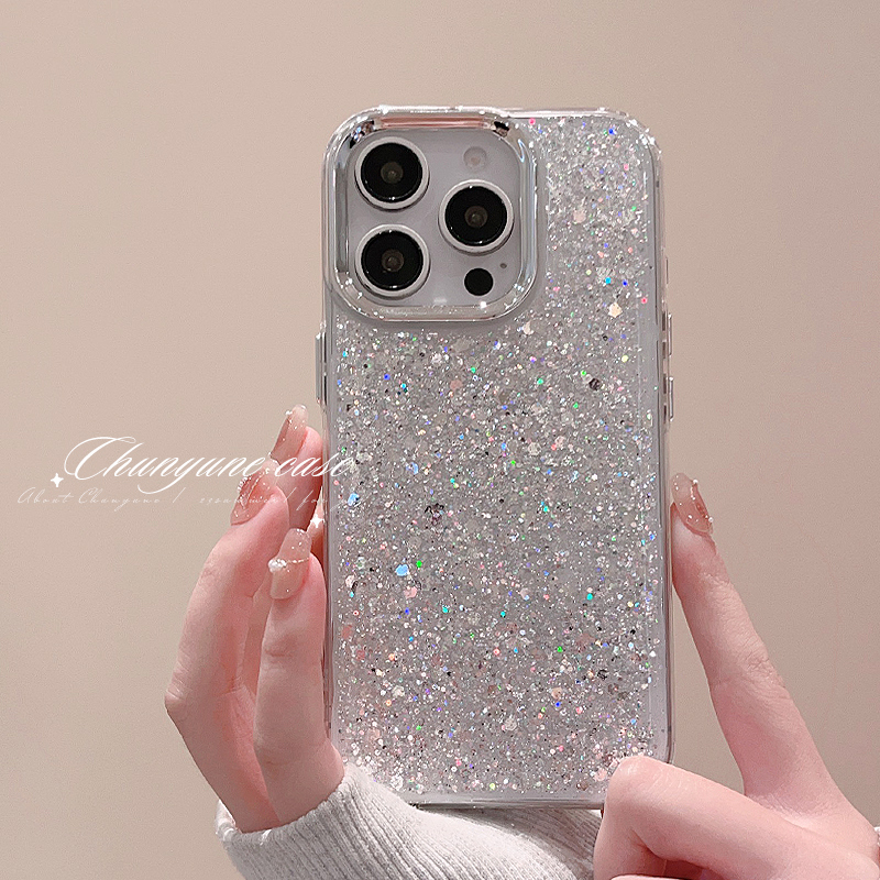 闪粉满天星适用于苹果手机壳