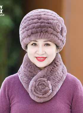 中老年人秋冬季女帽子