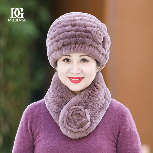 中老年人秋冬季女帽子