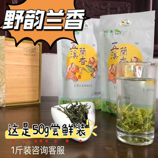 拍3送1五溪山新茶有机黄山毛峰绿茶高山揉捻型50g野茶叶自己喝