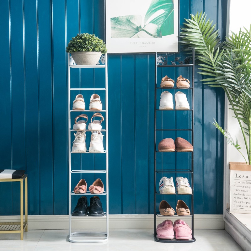 鞋架多层简易经济型门口防尘铁艺