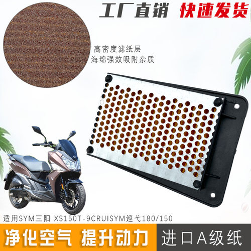 三阳摩托车空气滤芯空滤三阳