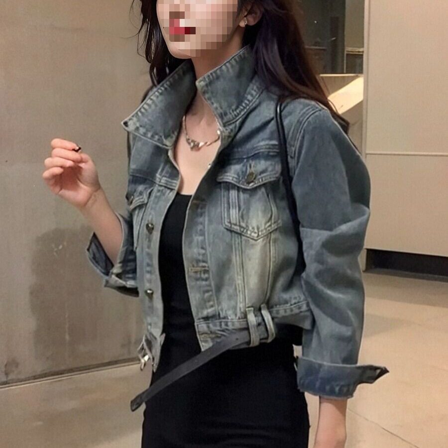牛仔外套女装宽松学生韩版BF2024春季新款百搭牛仔褂短款牛仔衣潮