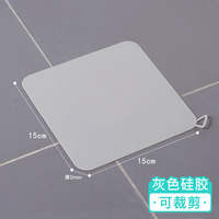 Silicone pad for floor drain odor prevention, toilet odor removal, sealing cover for blocking openings, and a magic tool for preventing backflow of odor in bathroom sewers thumbnail 3